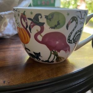 One very cute portobello by design flamingo Halloween coffee mug